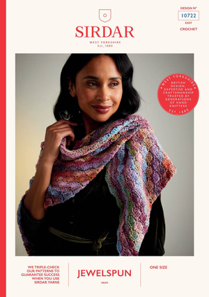 Shawl in Sirdar Jewelspun Aran (10722)