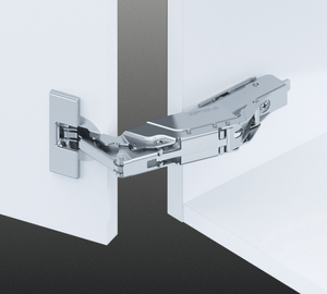 Tiomos 160 Deg Overlay & Inset Soft Close Click-on Hinge For Doors 16 - 32 mm Thick Standard finish