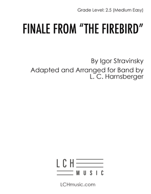 Finale from "The Firebird" for Band grade 2.5 - Band Set & Score 