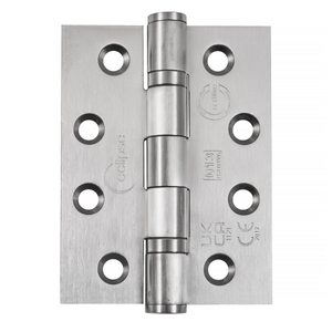 Fire Door Ball Bearing Hinge 102 x 76 mm FR30/60 Grade 13 Stainless Steel Satin Stainless Steel