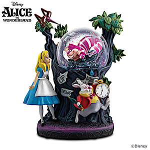 Disney Alice In Wonderland Glitter Globe