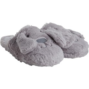 Fluid Womens Dog Slippers Grey