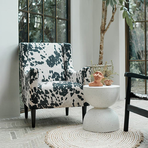 Maisie Cowhide Print Armchair