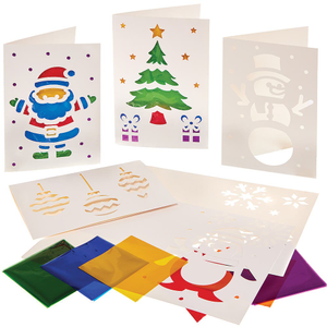 Christmas Stained Glass Card Kits