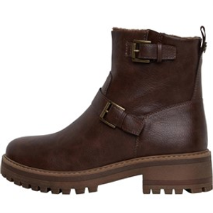 Lotus Womens Jagger Buckle Ankle Boots Brown