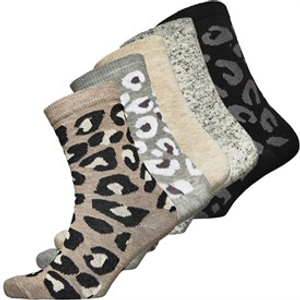 Bench Womens Heather Five Pack Socks Multi