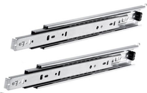 Full Extension Drawer Runner 400mm Bright Zinc