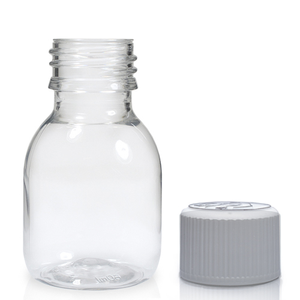 60ml Plastic Medicine Bottle With White CR Cap