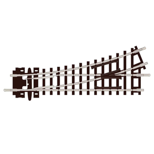 PECO ST-6 No.1 Radius L/H Turnout Insulfrog Code 80 Setrack N Gauge Track