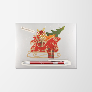 Whimsical Christmas Card with Pen