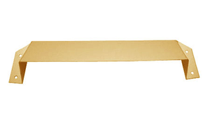 Brass Internal Security Hood 305 mm  Polished Brass Unlacquered