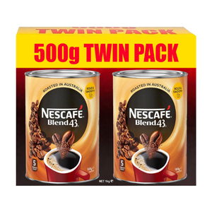 Nescafe Blend 43 Bold &amp; Smooth Twin Pack 500g