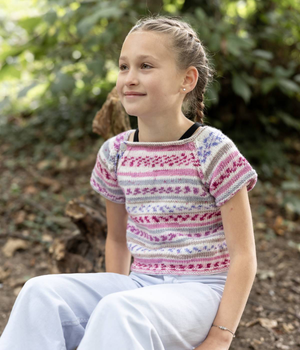 Girls Top in Elements Colours Adventure Isle DK