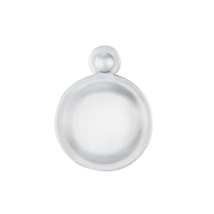 Round Covered Escutcheon 32 mm Satin Chrome Plate