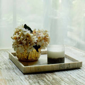Akiro Square Marble Tray