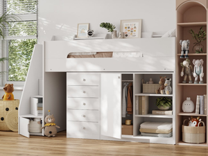 Flair Stepaside Staircase High Sleeper Storage Station