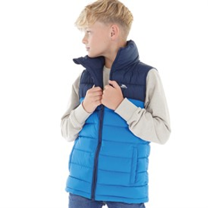 Trespass Boys Wilde Padded Gilet Navy/Blue