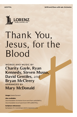 Thank You, Jesus, For the Blood - SATB 