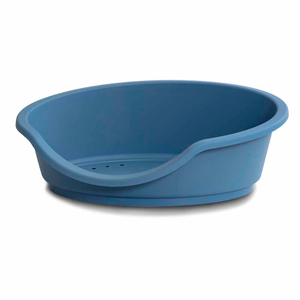 MP BERGAMO Tino Eco Plastic Dog Bed, Blue - Large: 80x60x25cm