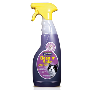 JOHNSON'S Clean N Safe Litter Tray Cleaner, 500ml