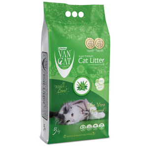 VAN CAT Aloe Vera Clumping Litter, 5kg