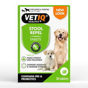 VETIQ Stool Repel Tablets, 30 Pack