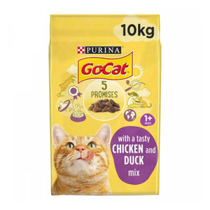 GO-CAT Chicken &amp; Duck Adult Cat Food, 10kg