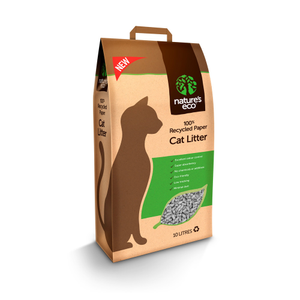 NATURE’S ECO Paper Cat Litter, 10lt / 3.3kg
