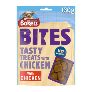 BAKERS Bites Tasty Dog Treats, Chicken 130g