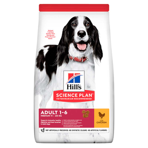 HILLS Adult Medium Chicken Dog Food, 2.5kg