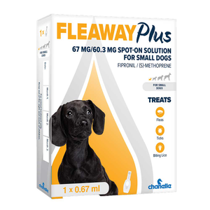 FLEAWAY Plus Flea &amp; Tick Treatment for Dogs - Small Dog