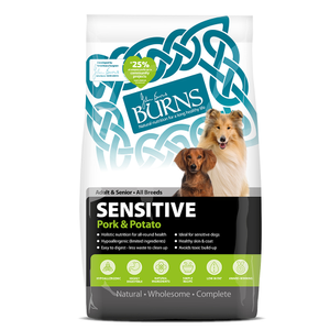BURNS Sensitive Pork & Potato, 6kg