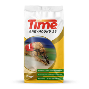 TIME Greyhound 28 Dog Food, 15kg