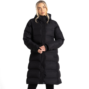 Dare 2b Womens Wander Waterproof Longline Padded Jacket - 18 / Black