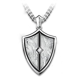 Shield Of Strength Pendant Necklace