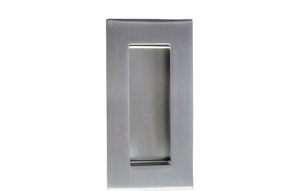 Flush Pull Handle 120 x 50 mm Satin Stainless Steel