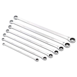 Draper 27778 Long Ratchet Ring Spanner Set (7 Pieces)