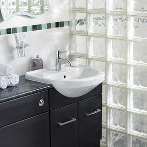 VitrA - S50 Round Semi-Recessed Basin - 1 Tap Hole
