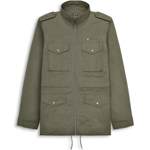 Lambretta Mens M-65 Military Jacket - Khaki - M / Khaki