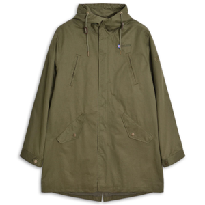 Lambretta Mens Water Resistant Parka Jacket - 2XL / Khaki