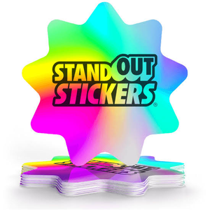 Die Cut Holographic Stickers