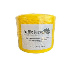 Poly Bale Yellow Twine - 2000 TEX - Break Strength 80 KG