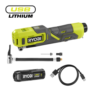 4V USB Lithium™ Cordless Pressure Inflator (1x 4V 2.0Ah)