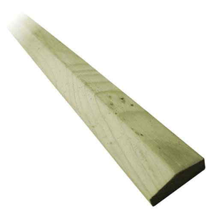 1.83m x 45x16mm Fence Capping - Pressure Treated Green/Natural