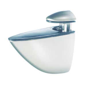 Wood/Glass Bracket 108 mm To Suit 5-32 mm Shelf   Polished Chrome Plate