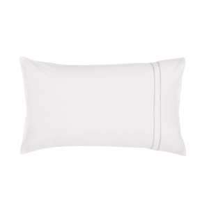 Catherine Standard Pillowcase, Cloud Grey