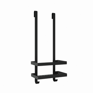 Doucherek en shampoohouder 52cm gun metal