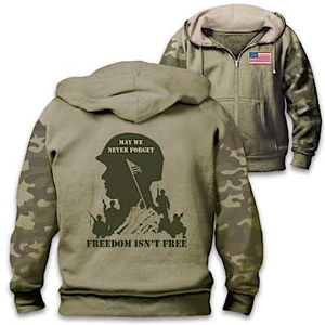 May We Never Forget Men's Hoodie Size XX-Large (50-52)