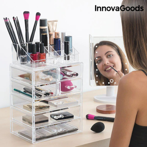 InnovaGoods Acrylic Makeup Organizer