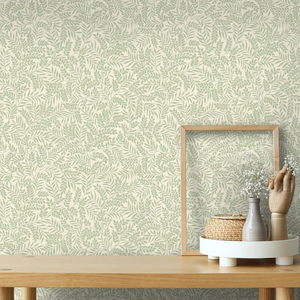 Holden Decor Mini Leaf Sage Wallpaper - 13631